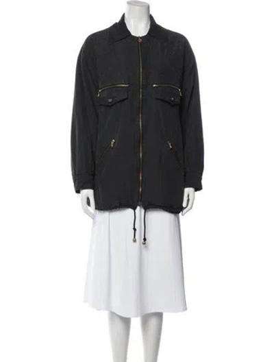 Pre-owned Chanel Vintage 1994 Coat In Black
