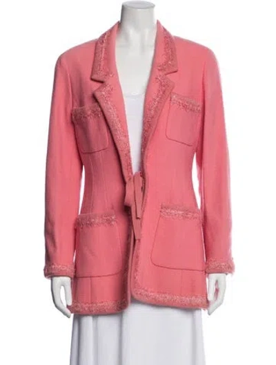 Pre-owned Chanel Vintage 1994 Coat In Pink