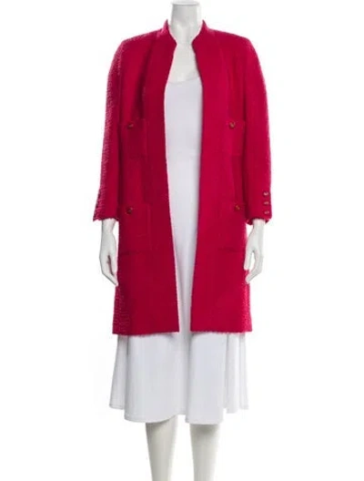 Pre-owned Chanel Vintage 1994 Coat In Red