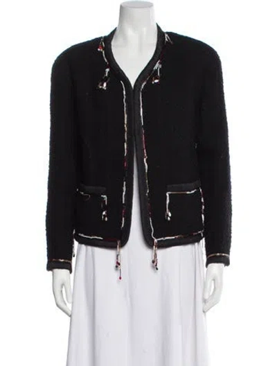Pre-owned Chanel Vintage 1994 Evening Jacket In Black