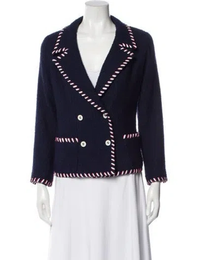 Pre-owned Chanel Vintage 1994 Evening Jacket In Blue