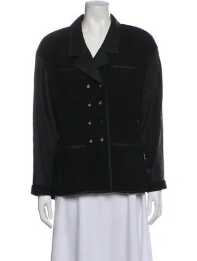 Pre-owned Chanel Vintage 1994 Jacket In Black