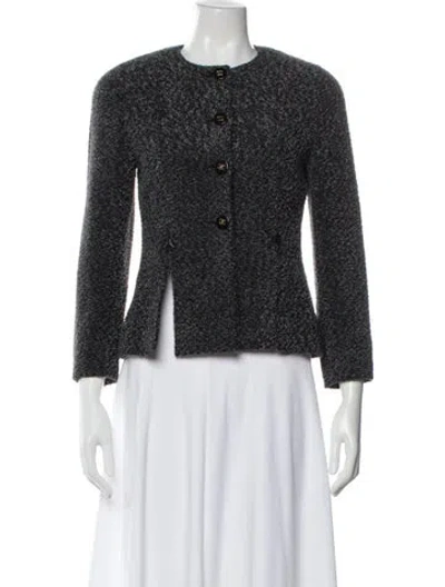 Pre-owned Chanel Vintage 1994 Jacket In Gray