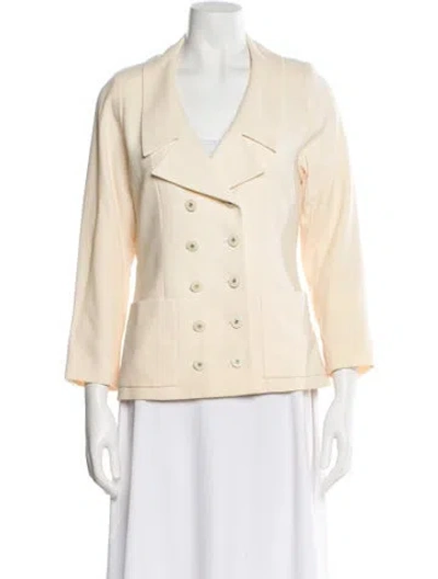 Pre-owned Chanel Vintage 1994 Jacket In Neutral