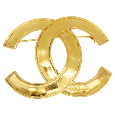 Pre-owned Chanel Vintage 1994 Rare Unisex Huge Iconic Coco Cc Timeless Domed Brooch In Multiple