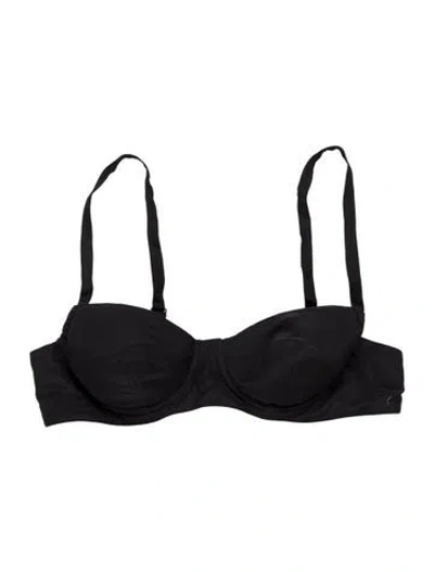 Pre-owned Chanel Vintage 1994 Sports Bra In Black
