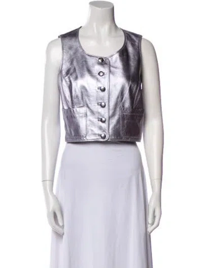 Pre-owned Chanel Vintage 1994 Vest In White