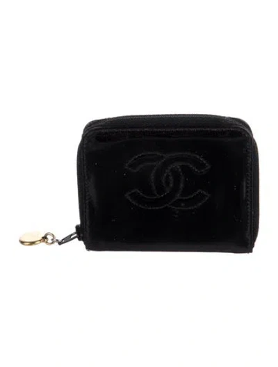 Pre-owned Chanel Vintage 1994-1996 Wallet In Black