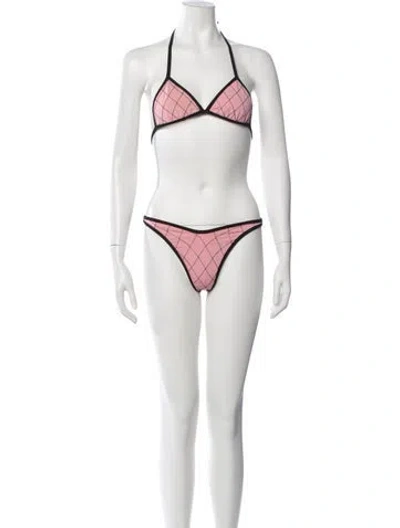 Pre-owned Chanel Vintage 1995 Bikini In Grey