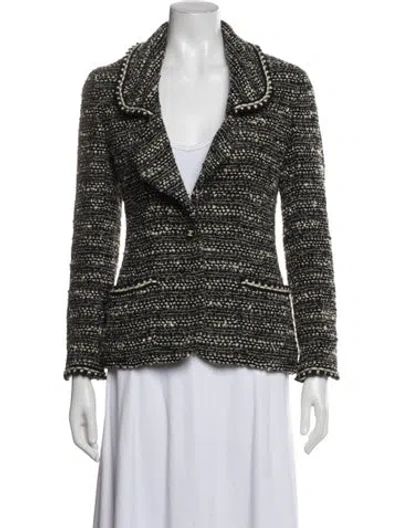 Pre-owned Chanel Vintage 1995 Blazer In Black