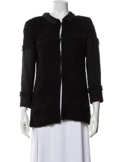 Pre-owned Chanel Vintage 1995 Jacket In Black