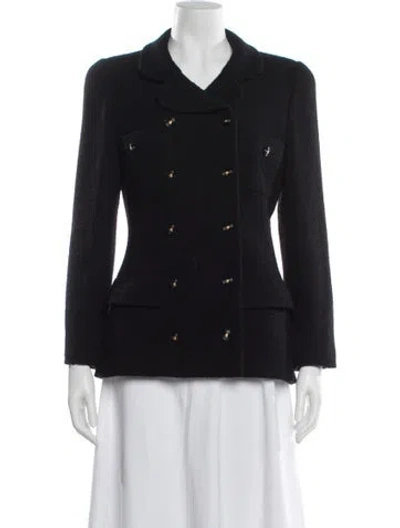 Pre-owned Chanel Vintage 1995 Jacket In Black