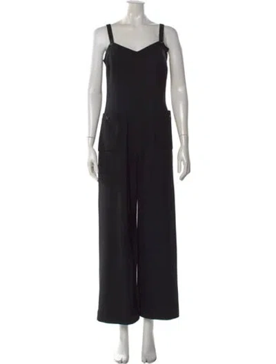 Pre-owned Chanel Vintage 1995 Jumpsuit In Black