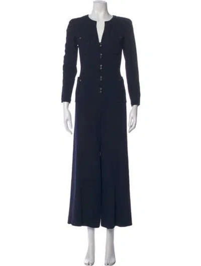 Pre-owned Chanel Vintage 1995 Jumpsuit In Blue