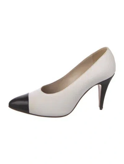 Pre-owned Chanel Vintage 1995 Pumps In White