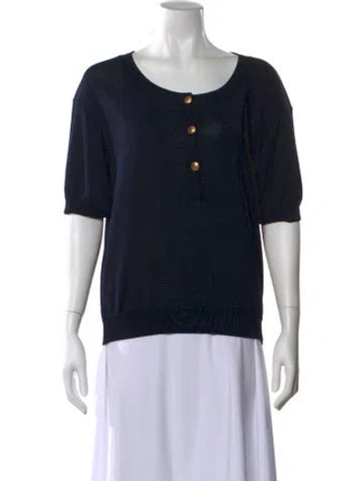 Pre-owned Chanel Vintage 1995 Sweater In Blue