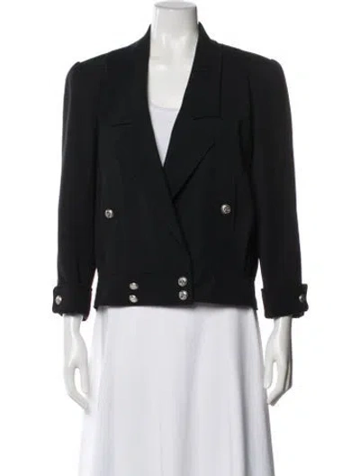 Pre-owned Chanel Vintage 1996 Blazer In Black