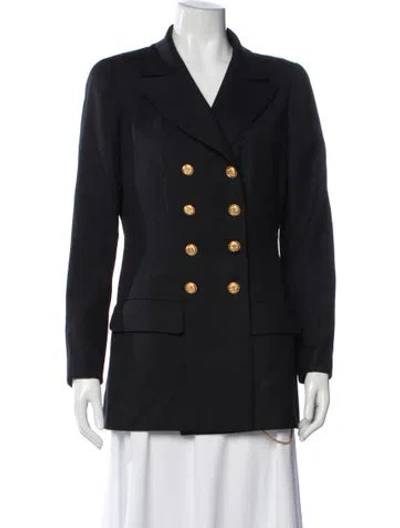 Pre-owned Chanel Vintage 1996 Blazer In Black