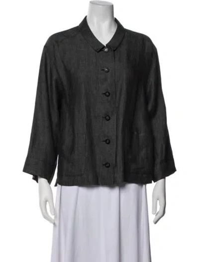 Pre-owned Chanel Vintage 1996 Blazer In Grey