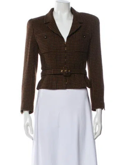 Pre-owned Chanel Vintage 1996 Blazer In Multicolor
