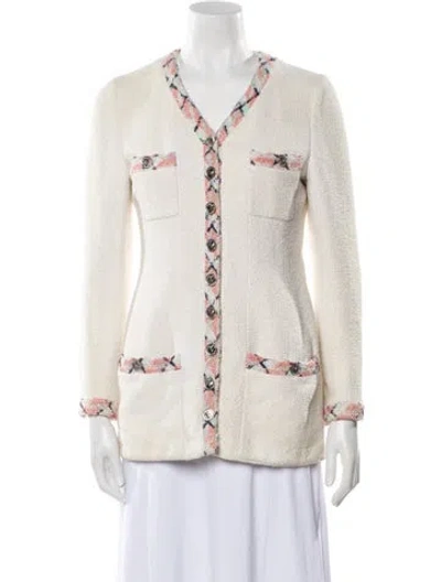 Pre-owned Chanel Vintage 1996 Blazer In Neutral