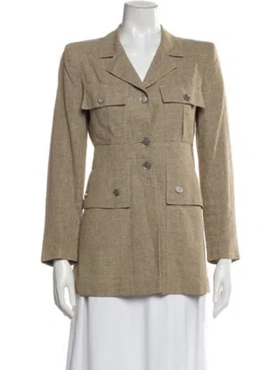 Pre-owned Chanel Vintage 1996 Blazer In Neutral