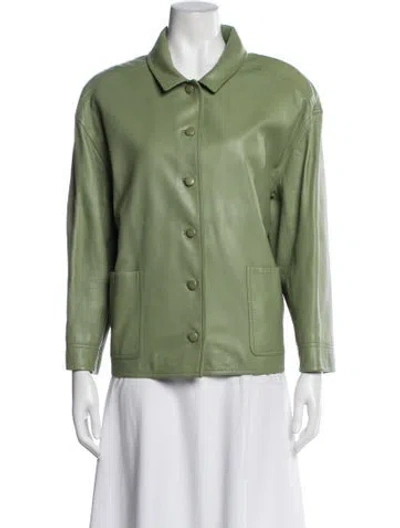 Pre-owned Chanel Vintage 1996 Evening Jacket In Green