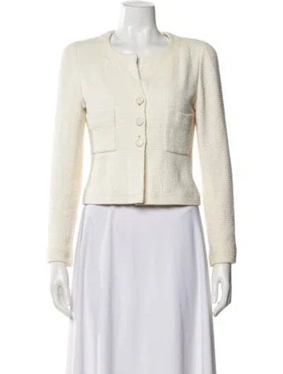 Pre-owned Chanel Vintage 1996 Evening Jacket In Neutral