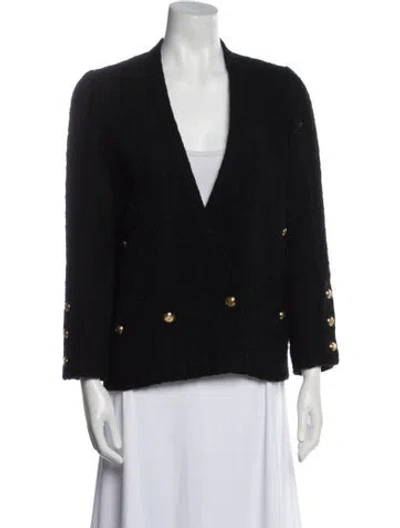 Pre-owned Chanel Vintage 1996 Jacket In Black