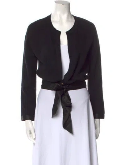 Pre-owned Chanel Vintage 1996 Sweater In Black