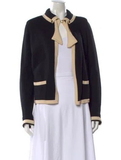 Pre-owned Chanel Vintage 1996 Sweater In Black