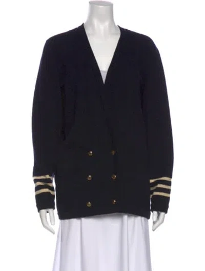 Pre-owned Chanel Vintage 1996 Sweater In Blue
