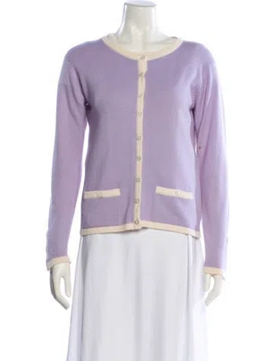 Pre-owned Chanel Vintage 1996 Sweater In Purple