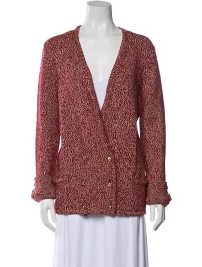 Pre-owned Chanel Vintage 1996 Sweater In Red