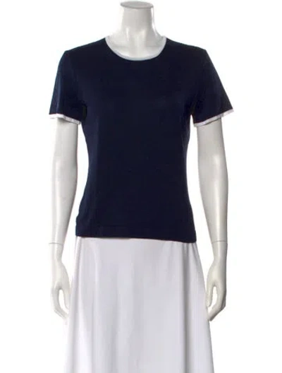 Pre-owned Chanel Vintage 1996 T-shirt In Blue