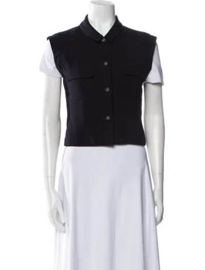 Pre-owned Chanel Vintage 1996 Vest In Blue