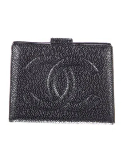 Pre-owned Chanel Vintage 1996-1997 Wallet In Black