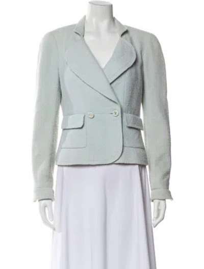 Pre-owned Chanel Vintage 1997 Blazer In Blue
