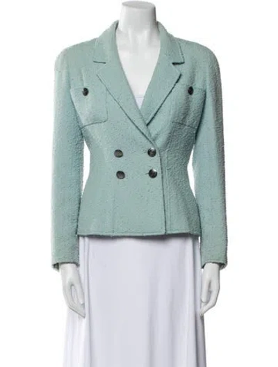 Pre-owned Chanel Vintage 1997 Blazer In Blue
