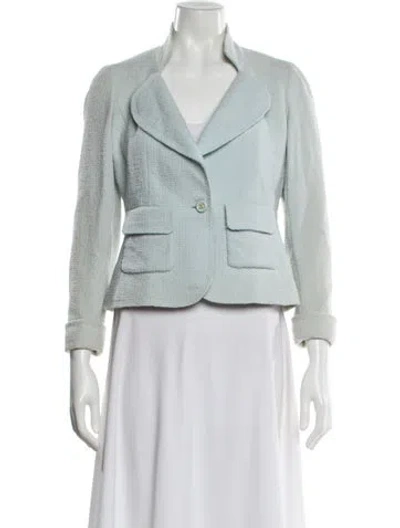 Pre-owned Chanel Vintage 1997 Blazer In Blue