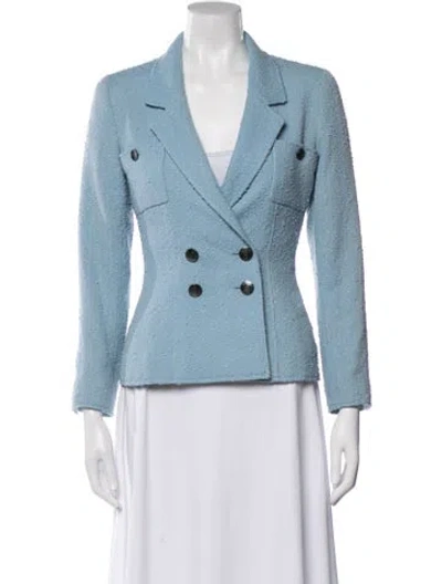 Pre-owned Chanel Vintage 1997 Blazer In Blue