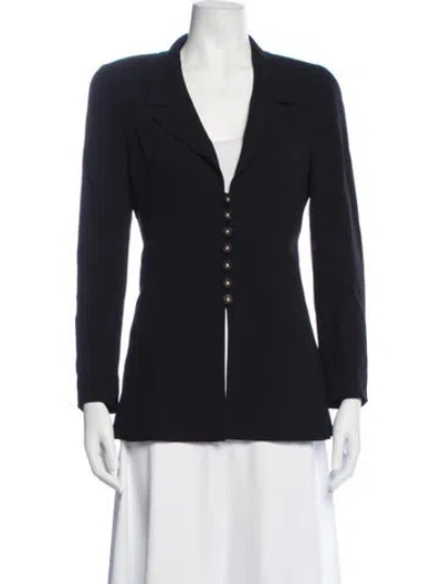 Pre-owned Chanel Vintage 1997 Blazer In Blue