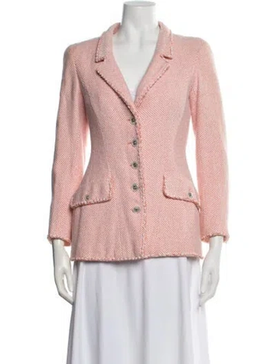 Pre-owned Chanel Vintage 1997 Blazer In Orange