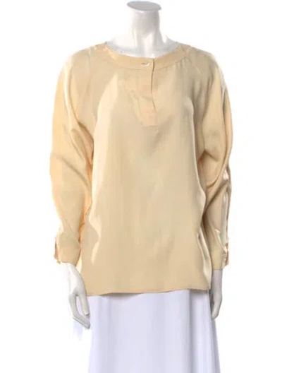 Pre-owned Chanel Vintage 1997 Blouse In Neutral