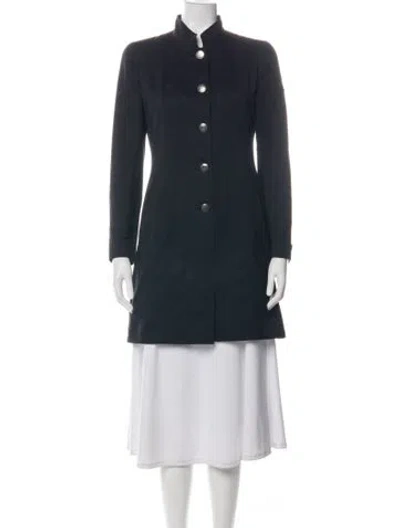 Pre-owned Chanel Vintage 1997 Coat In Black