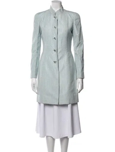 Pre-owned Chanel Vintage 1997 Coat In Blue