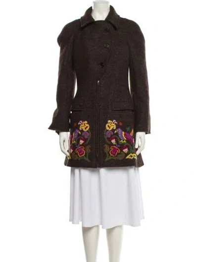 Pre-owned Chanel Vintage 1997 Coat In Brown
