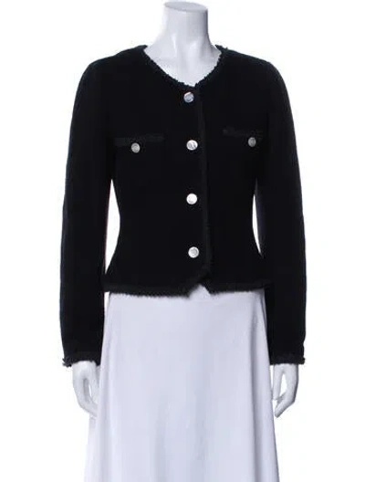 Pre-owned Chanel Vintage 1997 Evening Jacket In Black