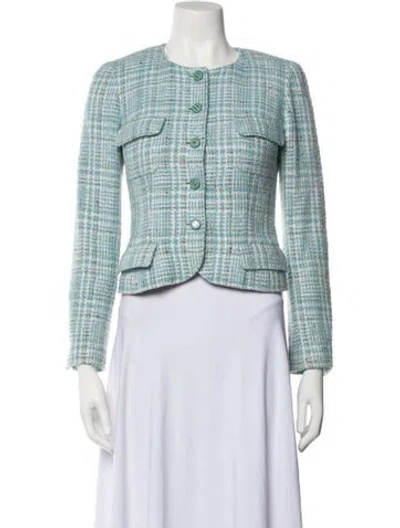 Pre-owned Chanel Vintage 1997 Jacket In Blue