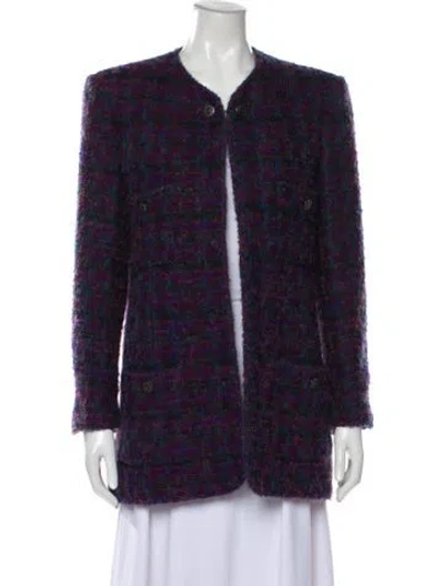 Pre-owned Chanel Vintage 1997 Jacket In Purple